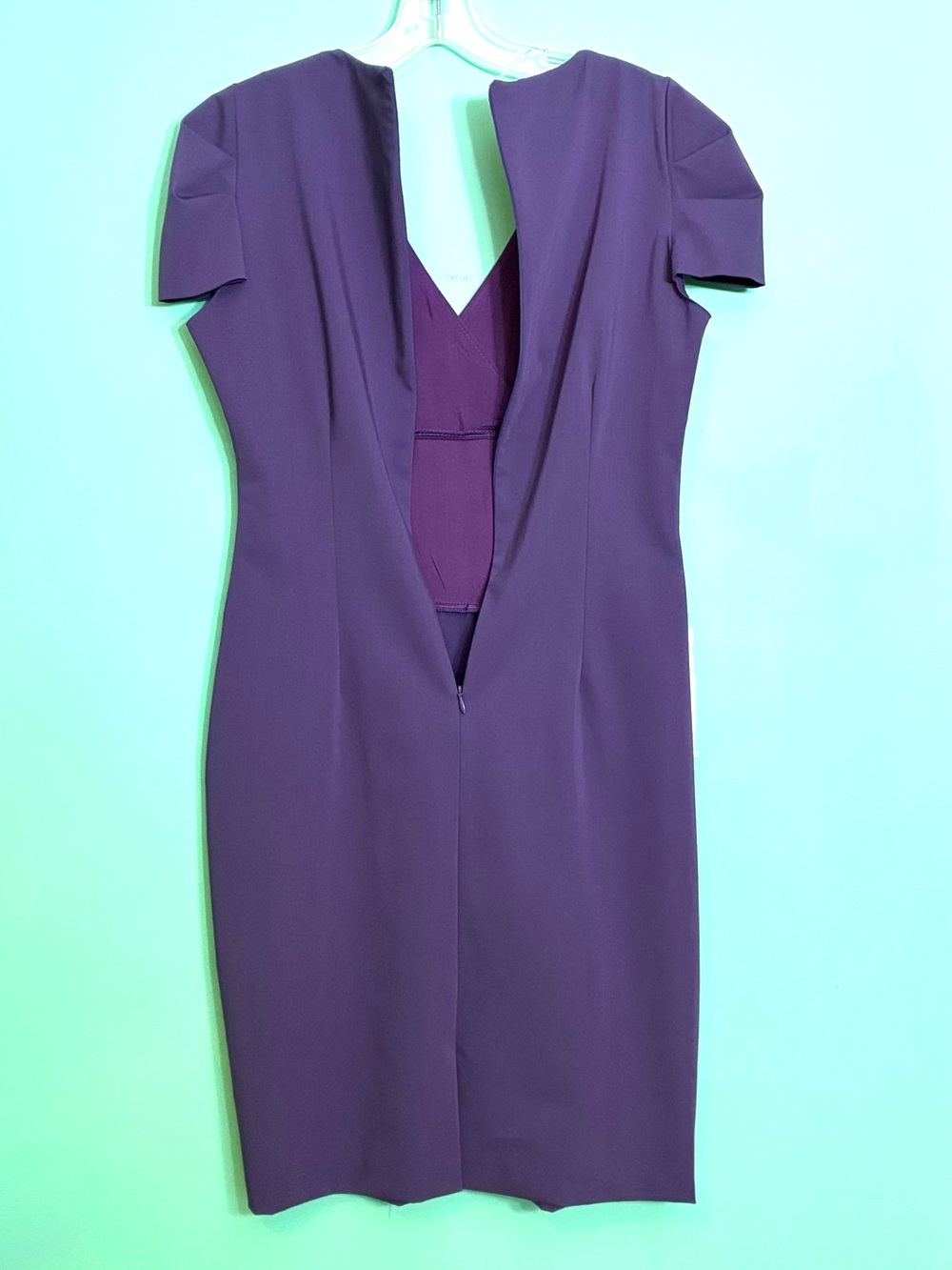 Miss Perrletti Elegant Fashion Purple Dress - Picture 5 of 16
